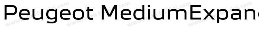 Peugeot MediumExpanded字体转换